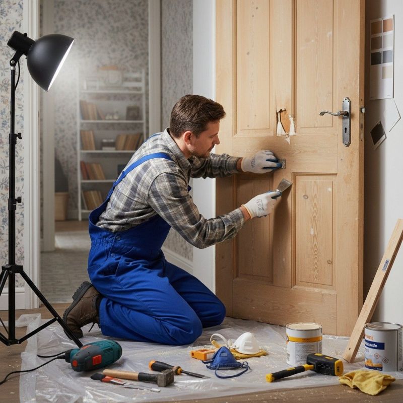 Linen Closet Door Repair in Conroe, TX